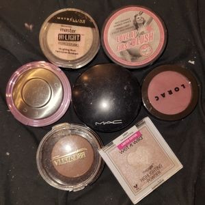 Blush and bronzer lorac Maybelline lot of 8